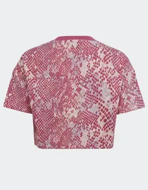 Adidas Camiseta Future Icons Allover Print Cotton