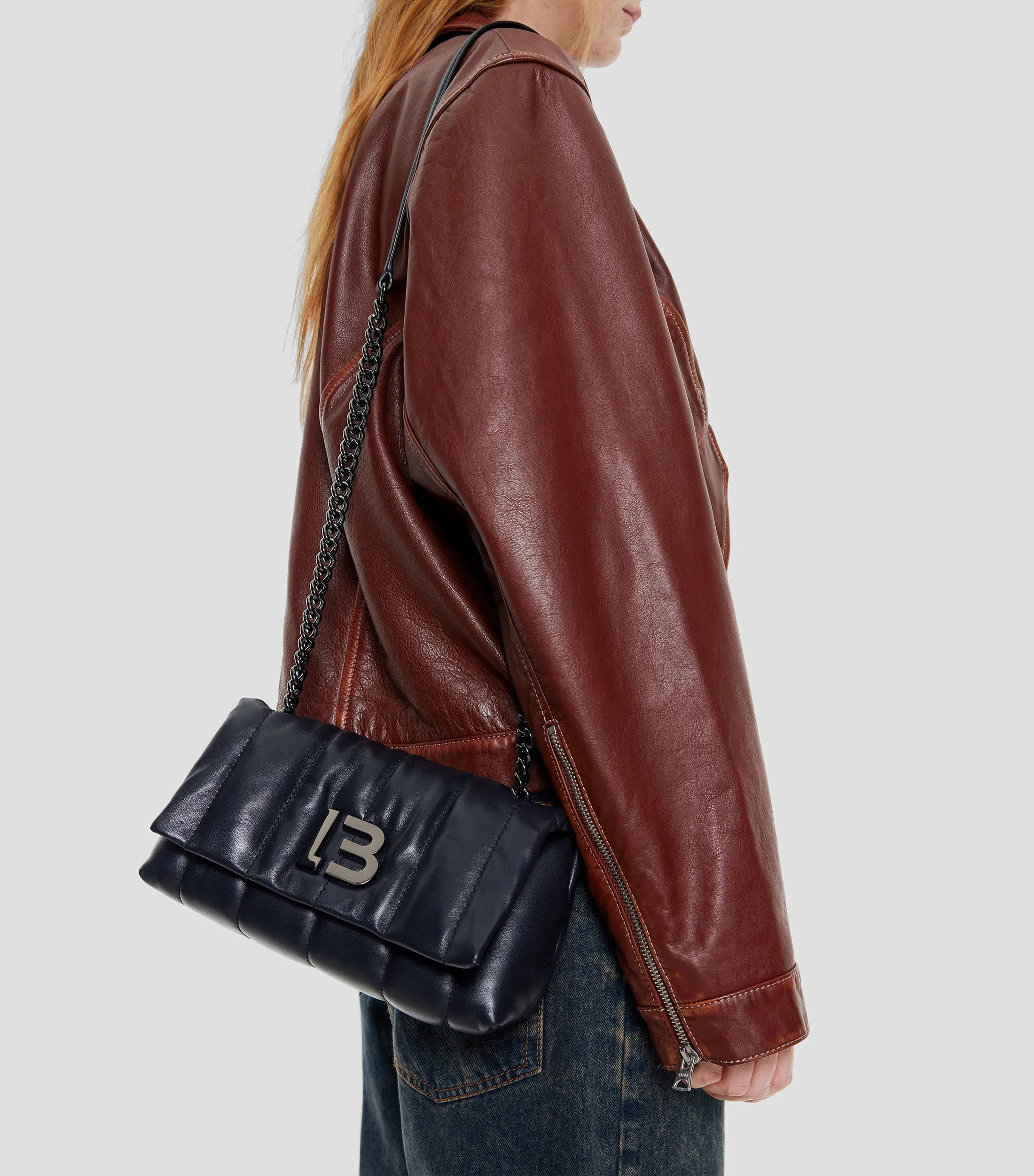 Bimba y Lola Bolso Crossbody Solapa Pequeño Piel Mujer