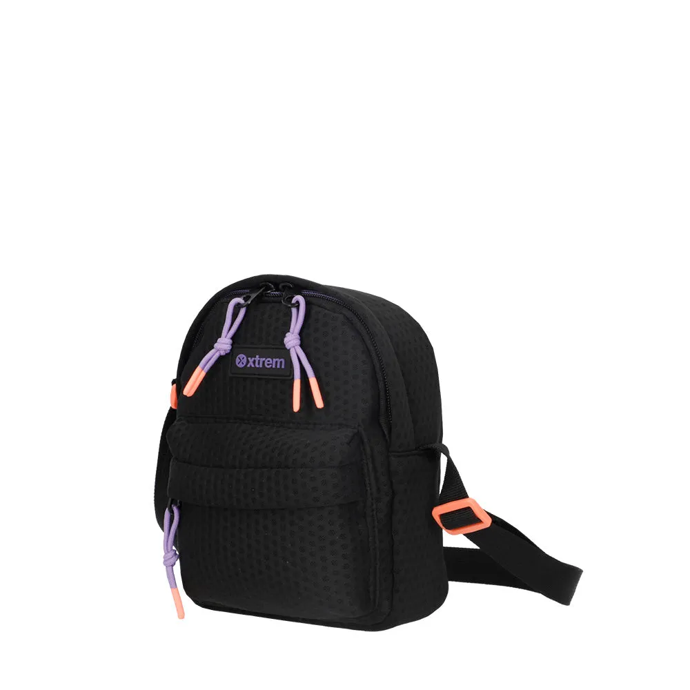 Bolso cruzado sling PIPER negro S