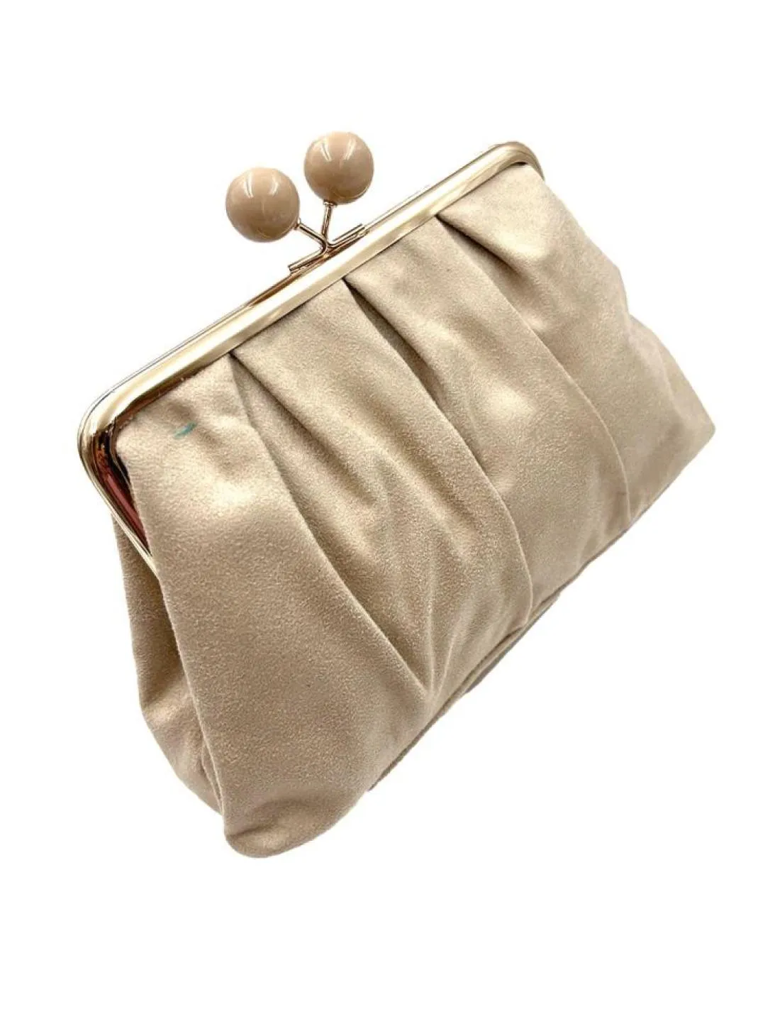 BOLSOS FIESTA BEIGE CON CIERRE VINTAGE PARA BODAS Y EVENTOS