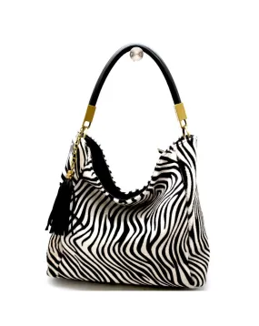 BOLSOS PIEL MUJER ANIMAL PRINT EN PIEL DE POTRO CEBRA