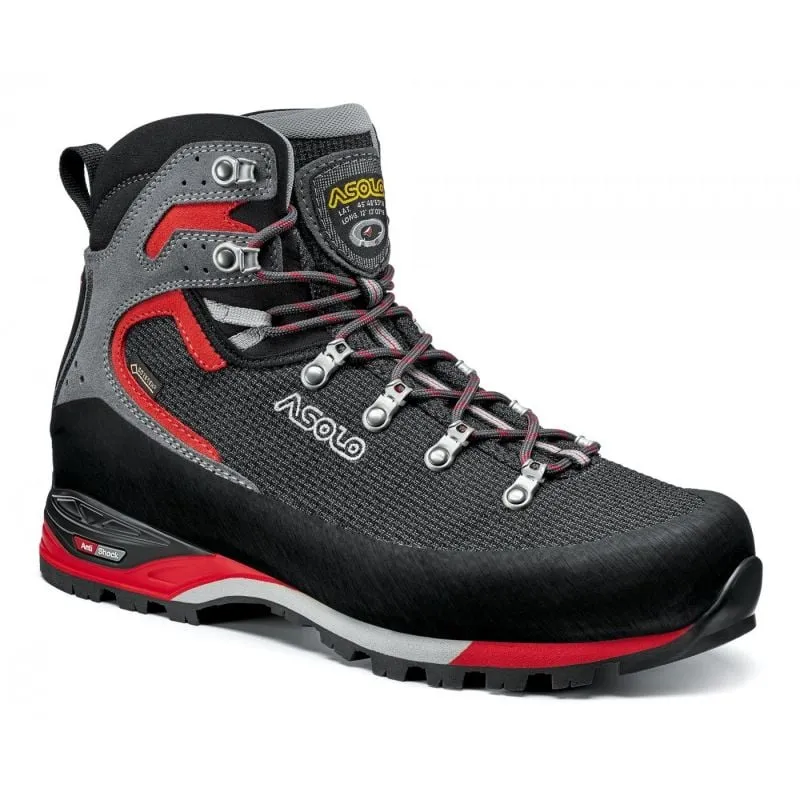 Botas de montaña Asolo Corax GV (NEGRO/ROJO) Hombre