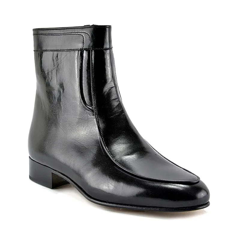 Botines Hombre Piel Piso Suela Forro Piel 5205 Negro, de Latino