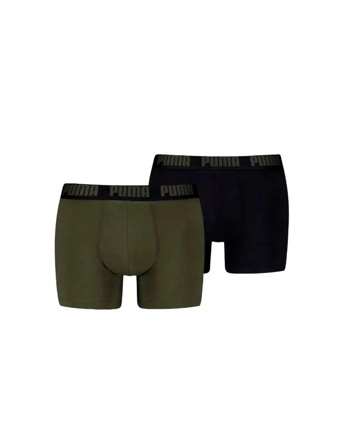 Calzoncillos de Puma Everyday Basic 2P Hombre Verde/Negro