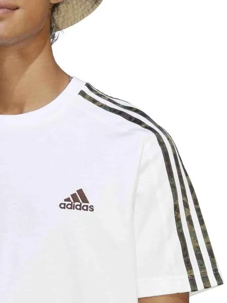 Camiseta Adidas 3S M Blanco/Negro