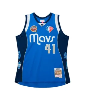 Camiseta de baloncesto Mitchell and Ness Dallas Mavericks