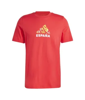 Camiseta de Fútbol adidas Football Spain Fan Graphic Hombre Rojo