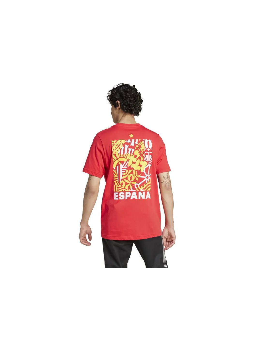 Camiseta de Fútbol adidas Football Spain Fan Graphic Hombre Rojo