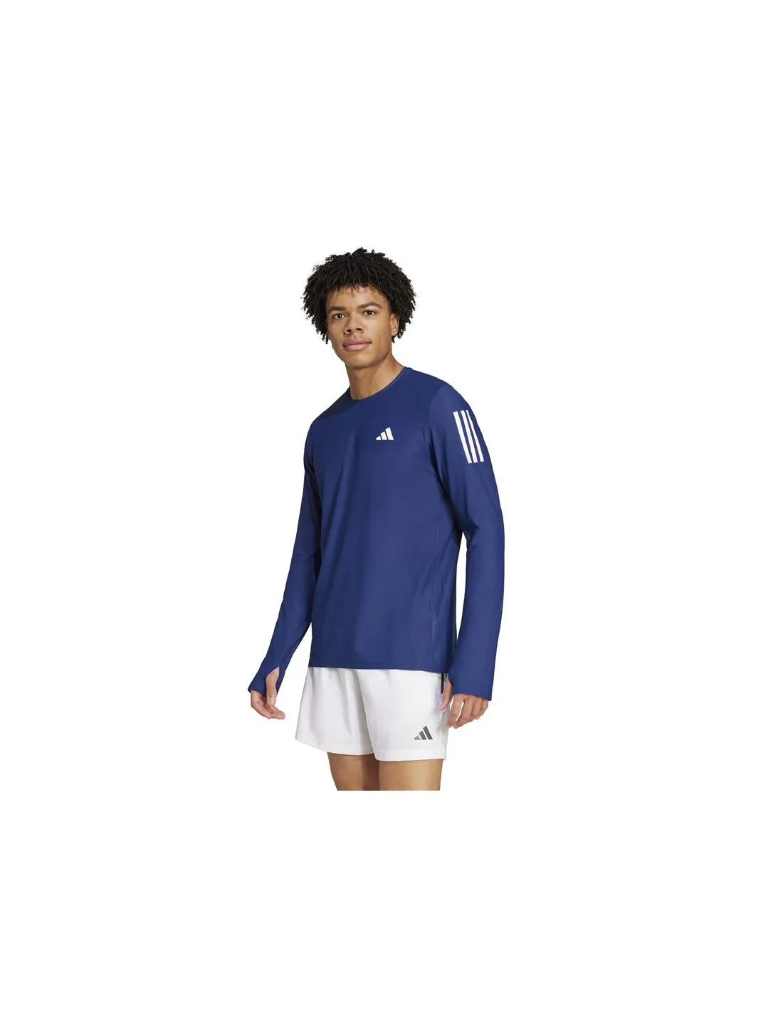 Camiseta de Running adidas Own The Run Longsleeve Hombre Azul