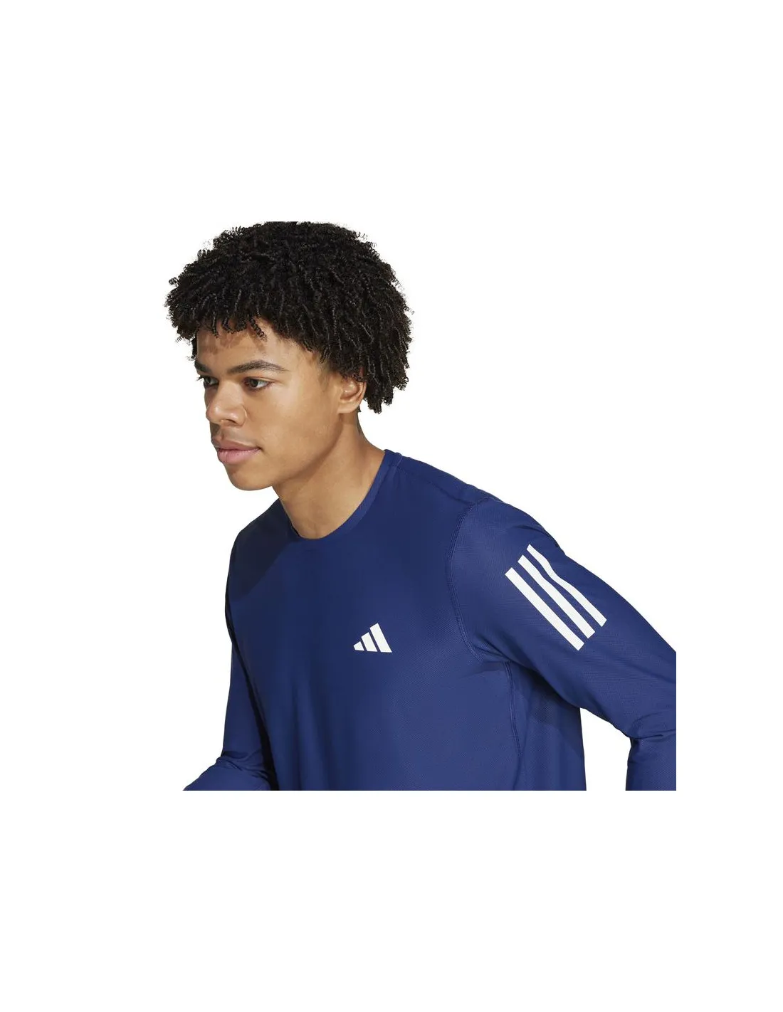 Camiseta de Running adidas Own The Run Longsleeve Hombre Azul