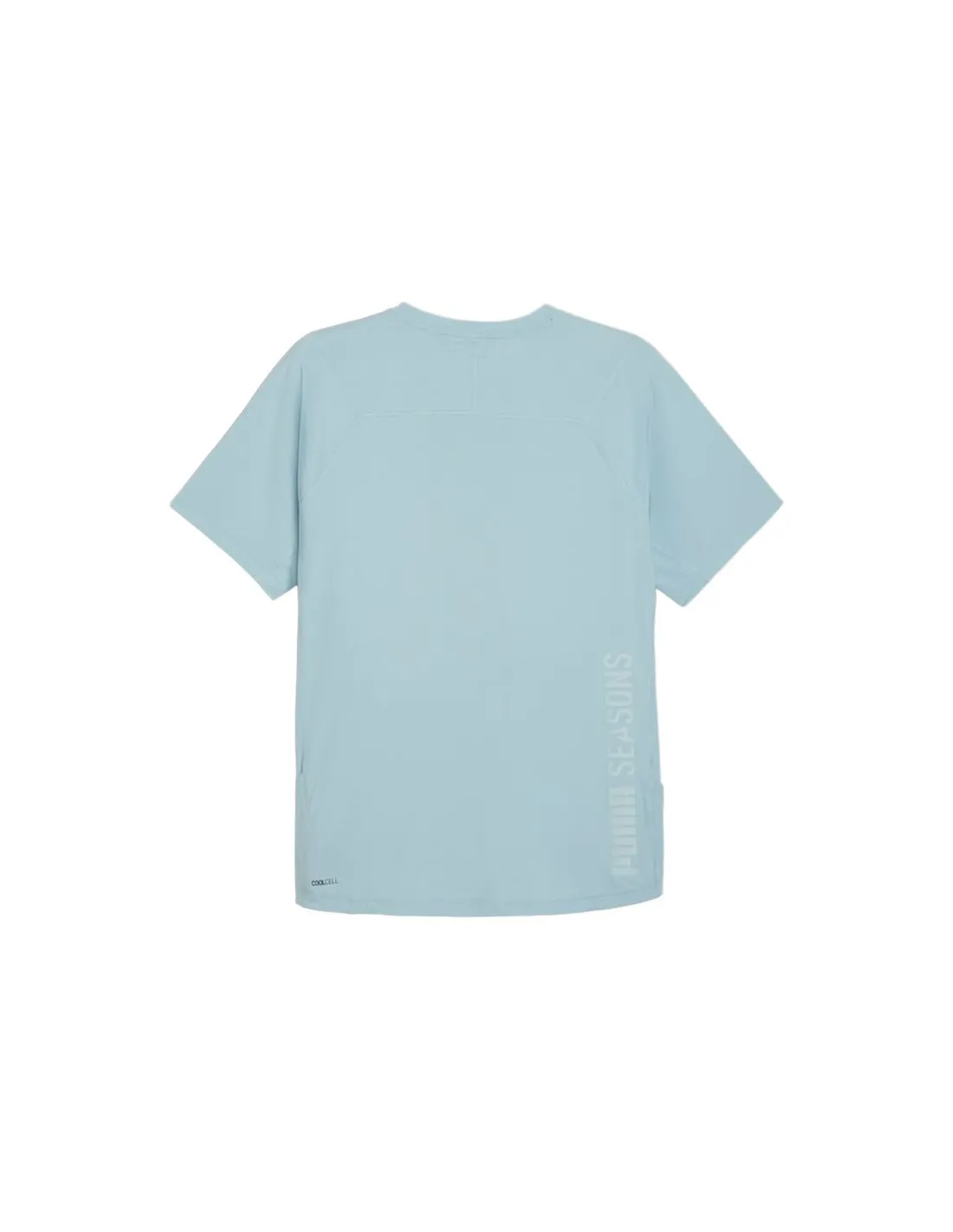 Camiseta de Running Puma Seasons SS Cool Cell Turquesa Hombre