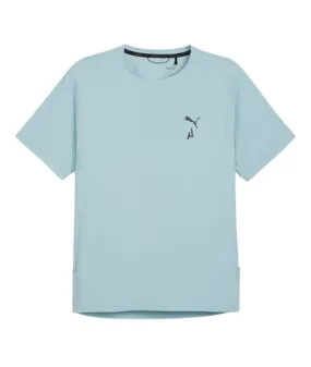 Camiseta de Running Puma Seasons SS Cool Cell Turquesa Hombre