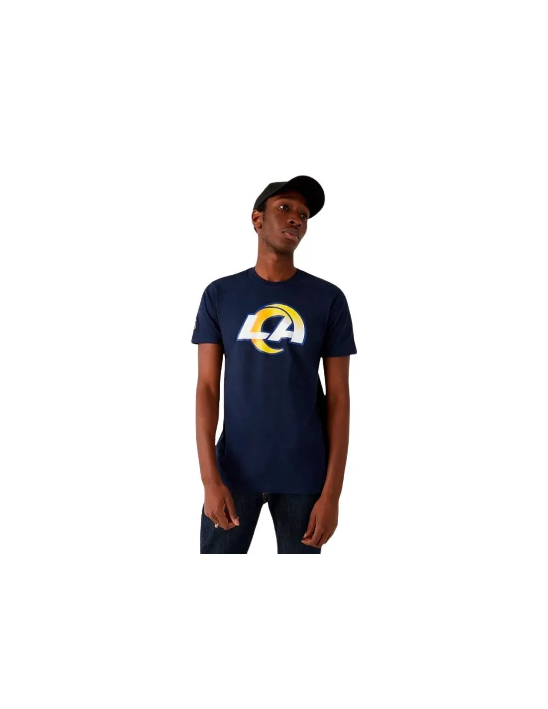 Camiseta New Era Los Angeles Rams NFL Regular Hombre Azul