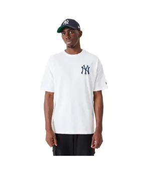 Camiseta New Era MLB New York Yankees Blanco Hombre