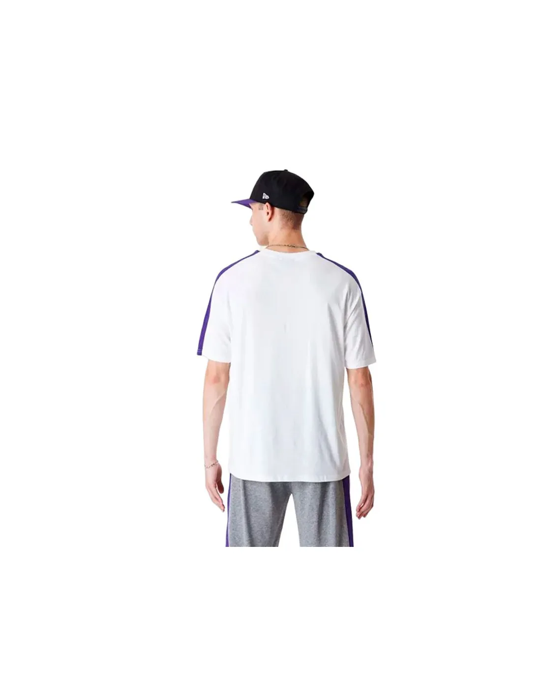 Camiseta New Era NBA Colour Block LA Lakers White Hombre