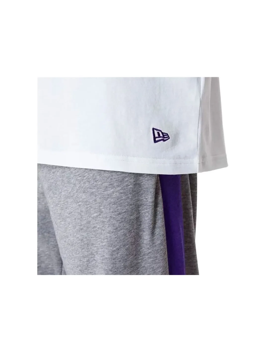 Camiseta New Era NBA Colour Block LA Lakers White Hombre