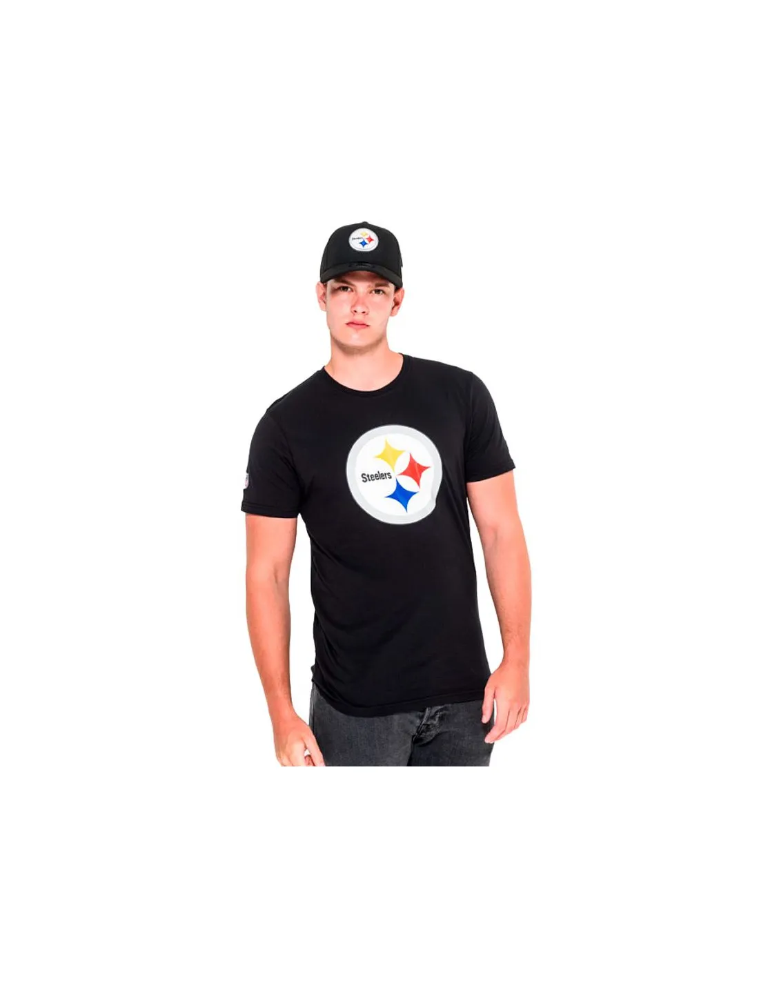 Camiseta New Era Nos NFL Regular Pittsburgh Piratesx Negro Hombre