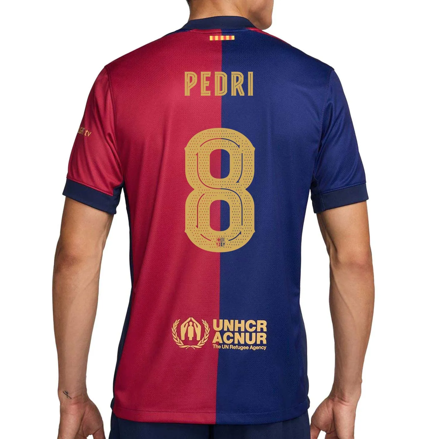 Camiseta Nike Barcelona Pedri 2024 2025 DF Stadium UCL