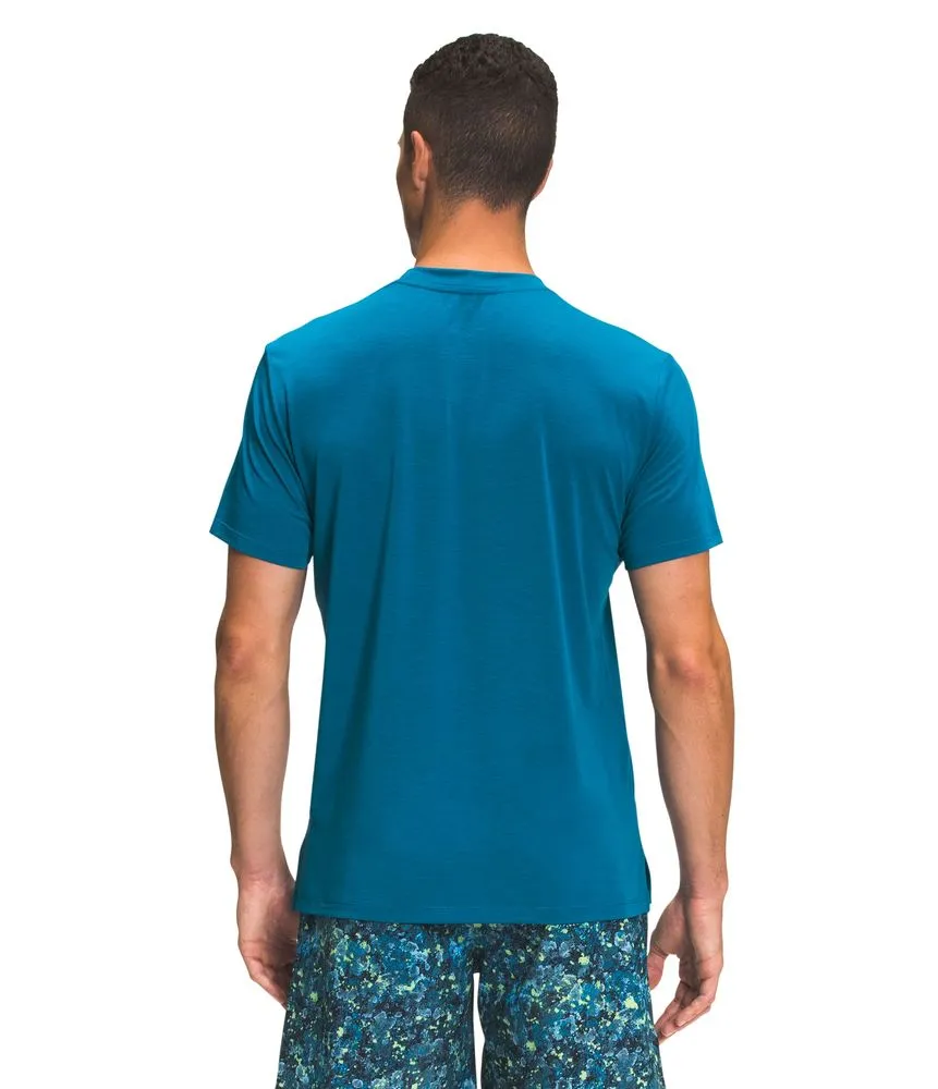 Camiseta Para Hombre Wander S/S Color Azul The North Face