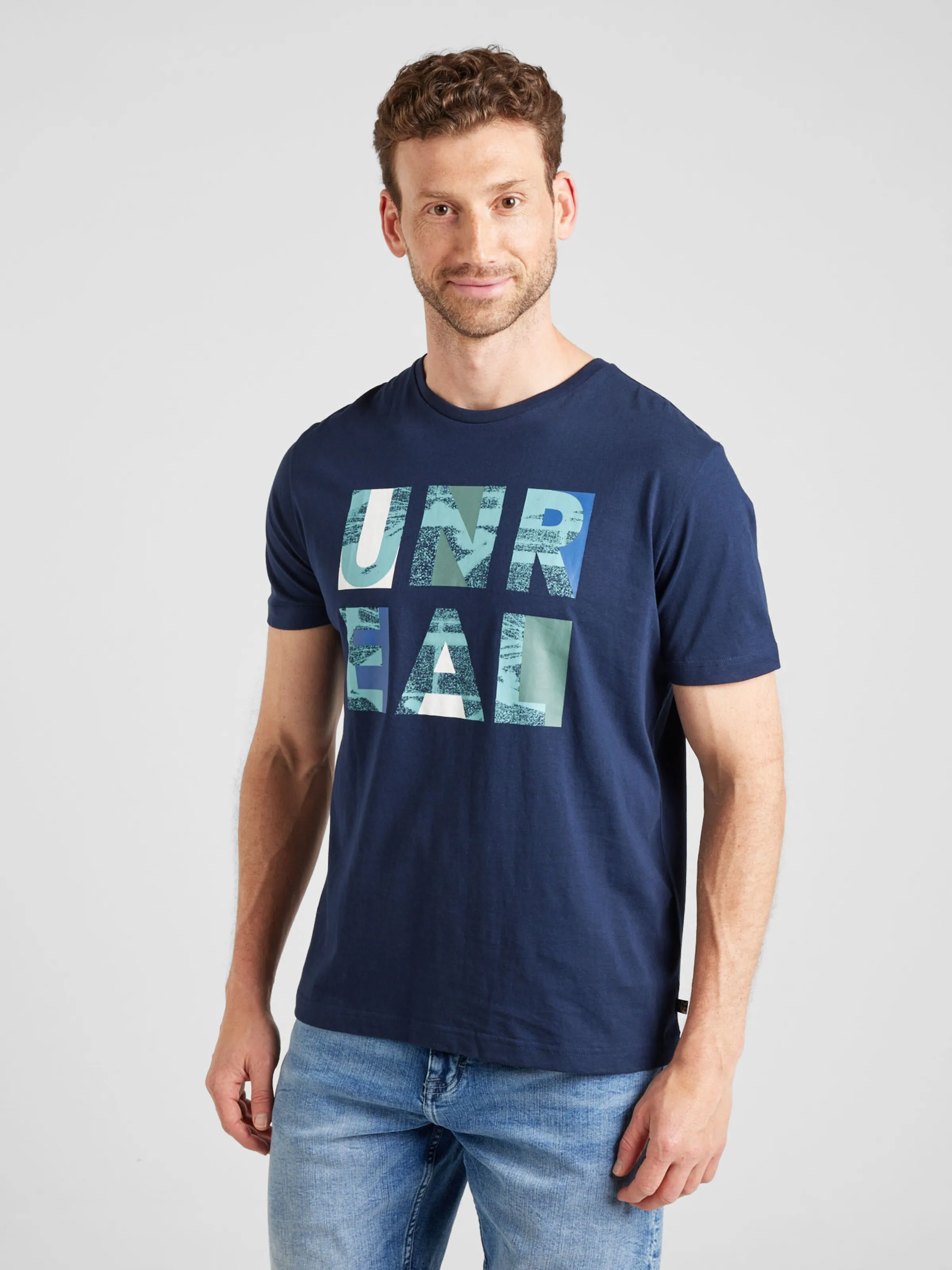 Camiseta QS en Navy, Azul Oscuro