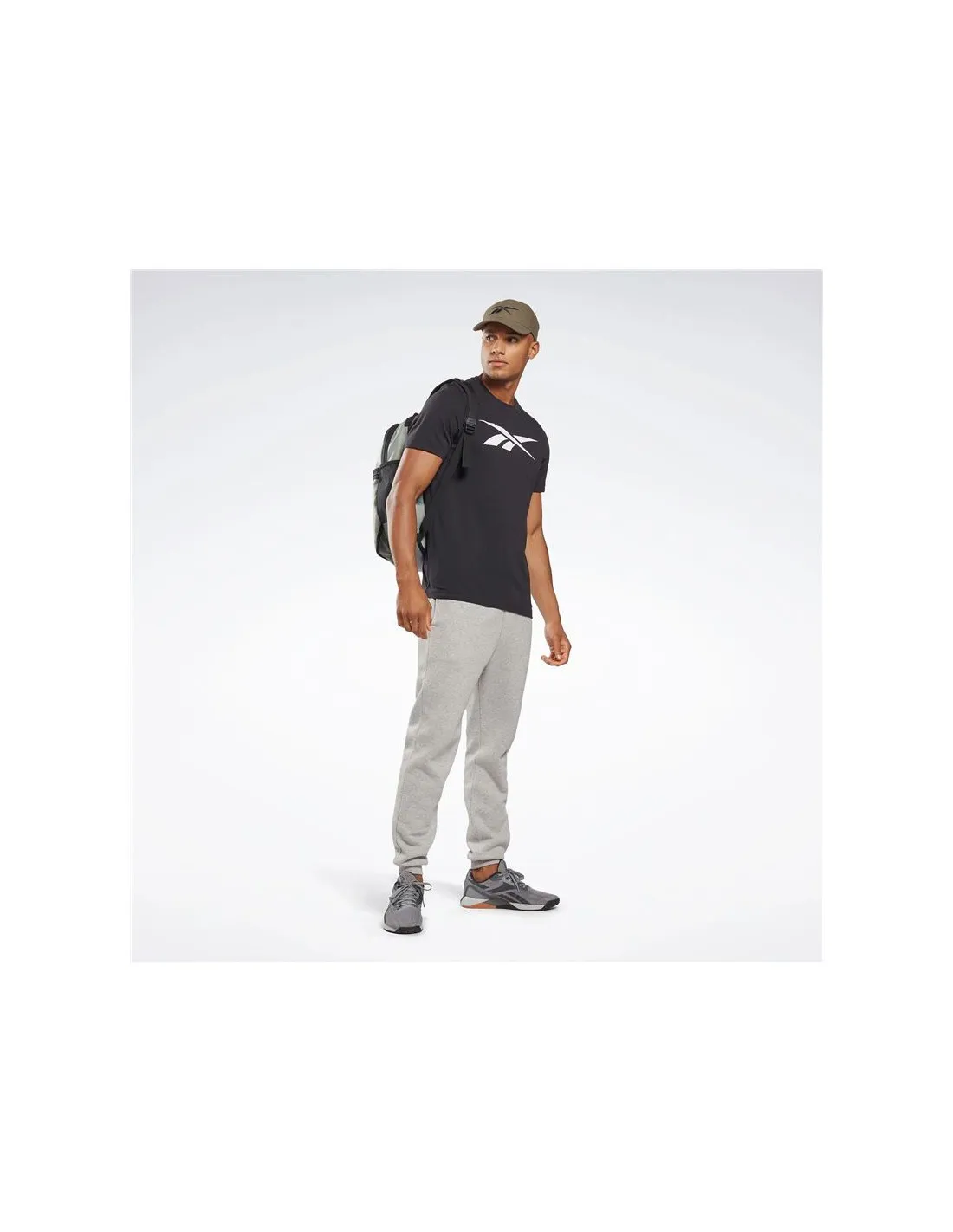 Camiseta Reebok Graphic Series Vector Hombre Negro