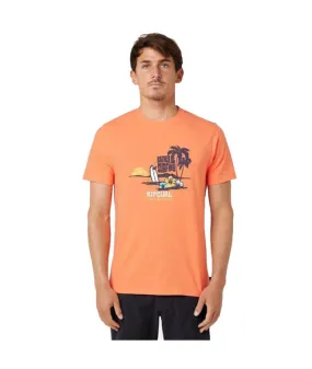 Camiseta Rip Curl Framed Hombre Naranja