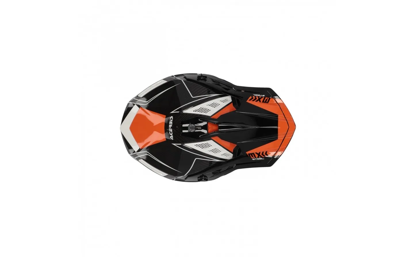 Casco Acerbis Steel Carbon Negro Naranja |0023424.229|