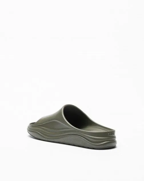 Chanclas pala Karl Lagerfeld SKOONA Maison Karl Slide Verde