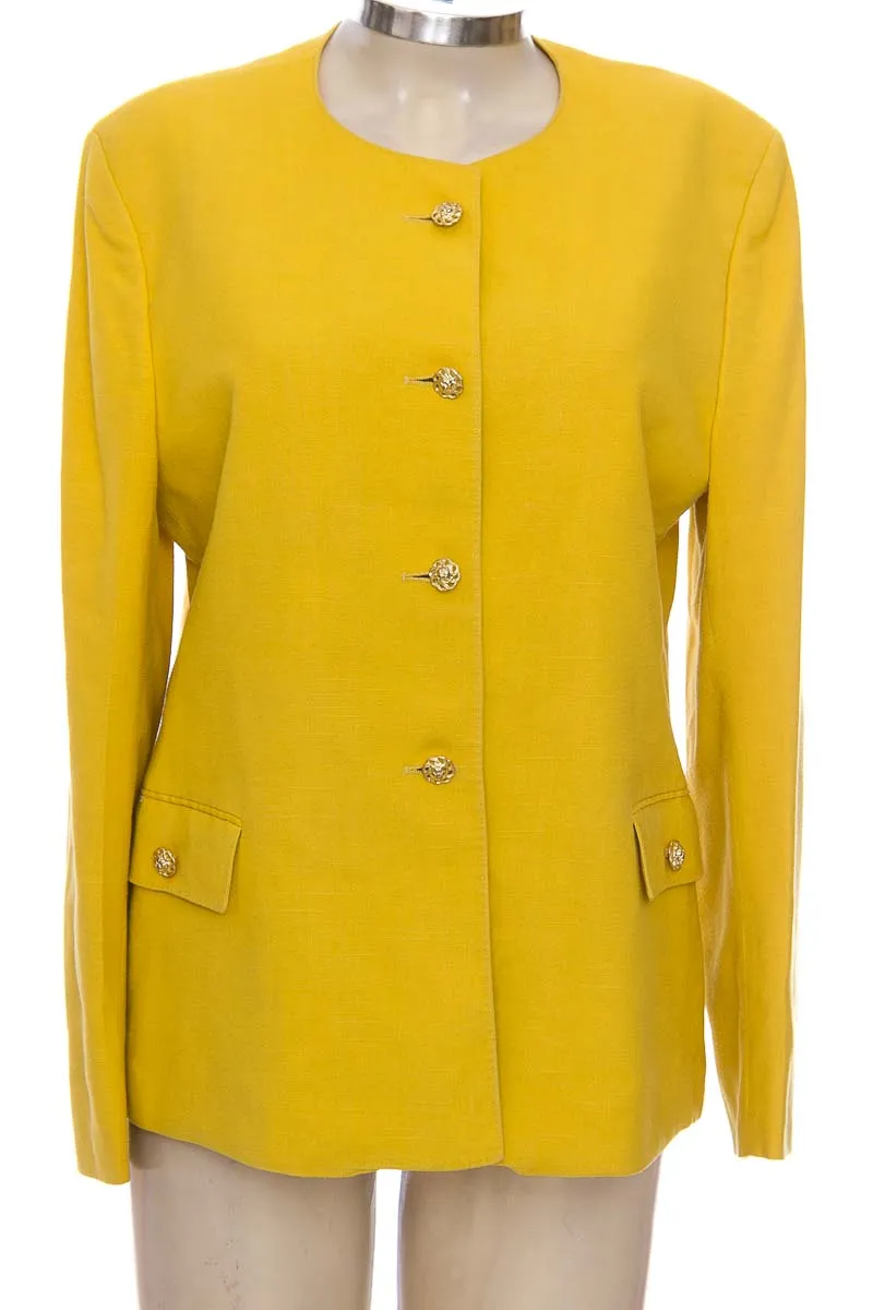 Chaqueta / Abrigo color Amarillo - Hernando Trujillo