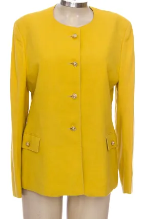 Chaqueta / Abrigo color Amarillo - Hernando Trujillo