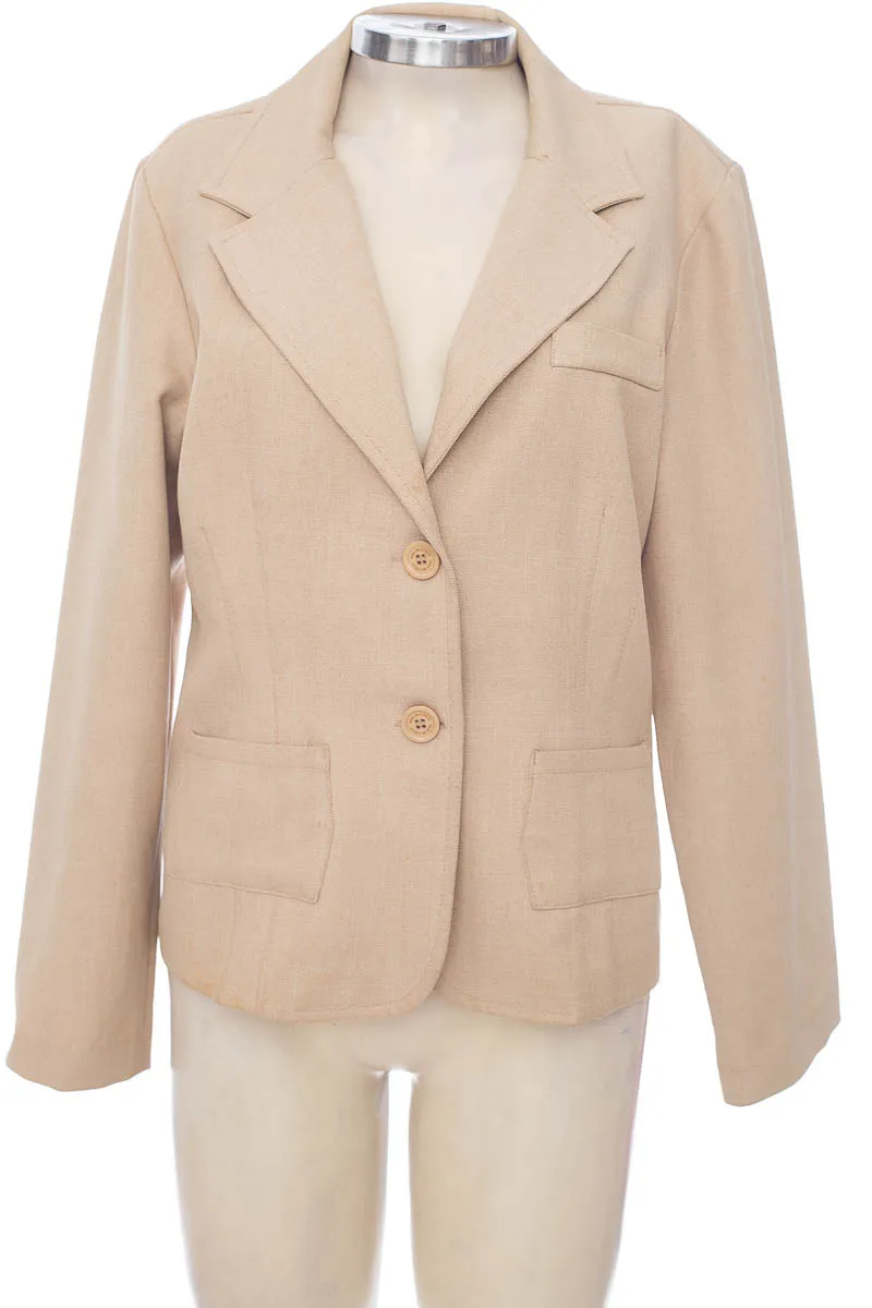 Chaqueta / Abrigo color Beige - Beso de Coco