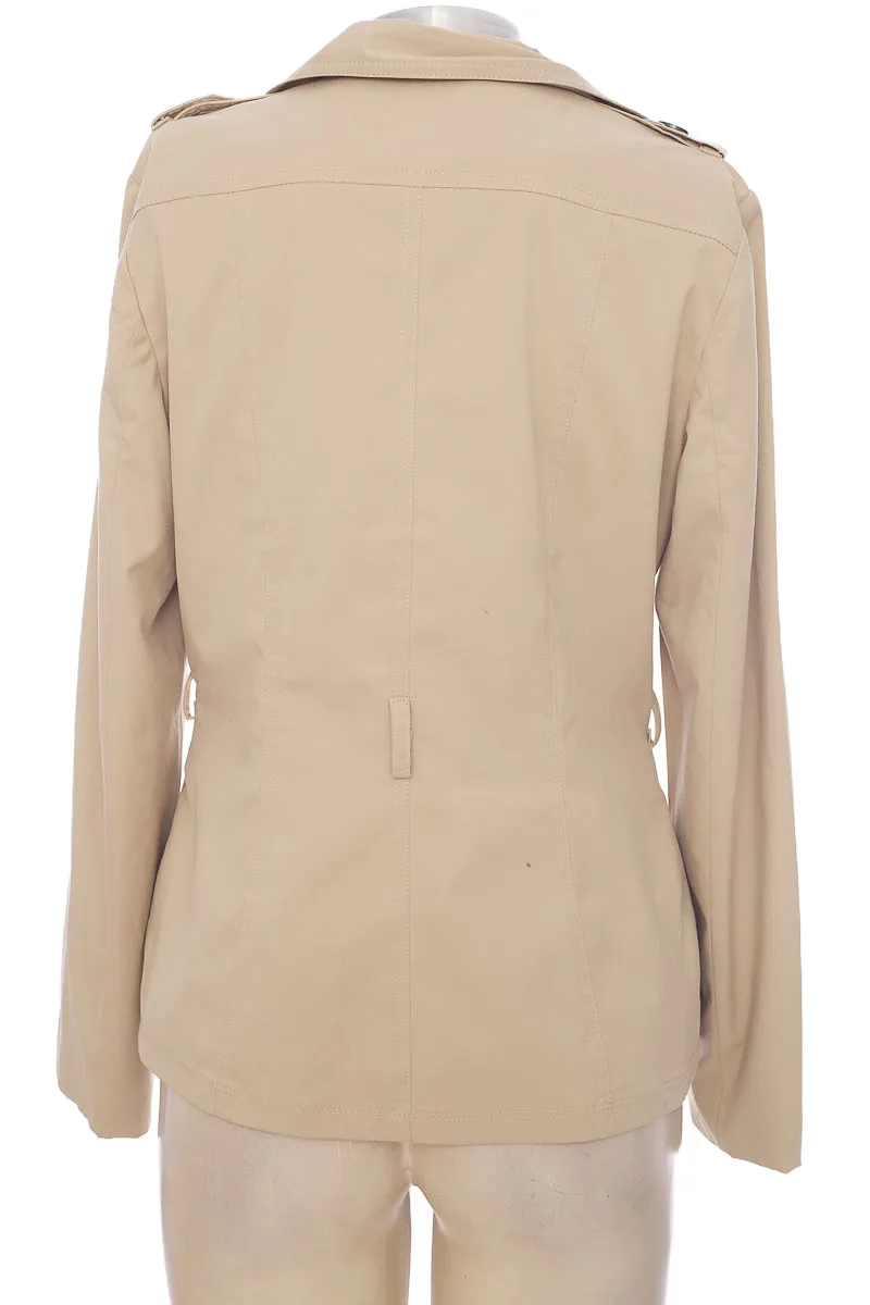 Chaqueta / Abrigo color Beige - Yesenia Puello