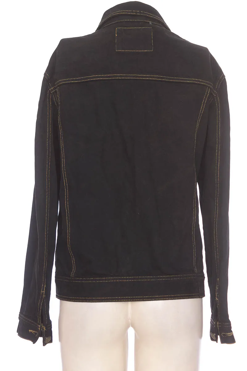 Chaqueta / Abrigo color Negro - Pull &amp; Bear