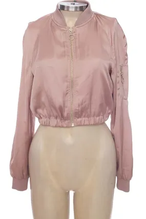 Chaqueta / Abrigo color Rosado - Divided by H&amp;M