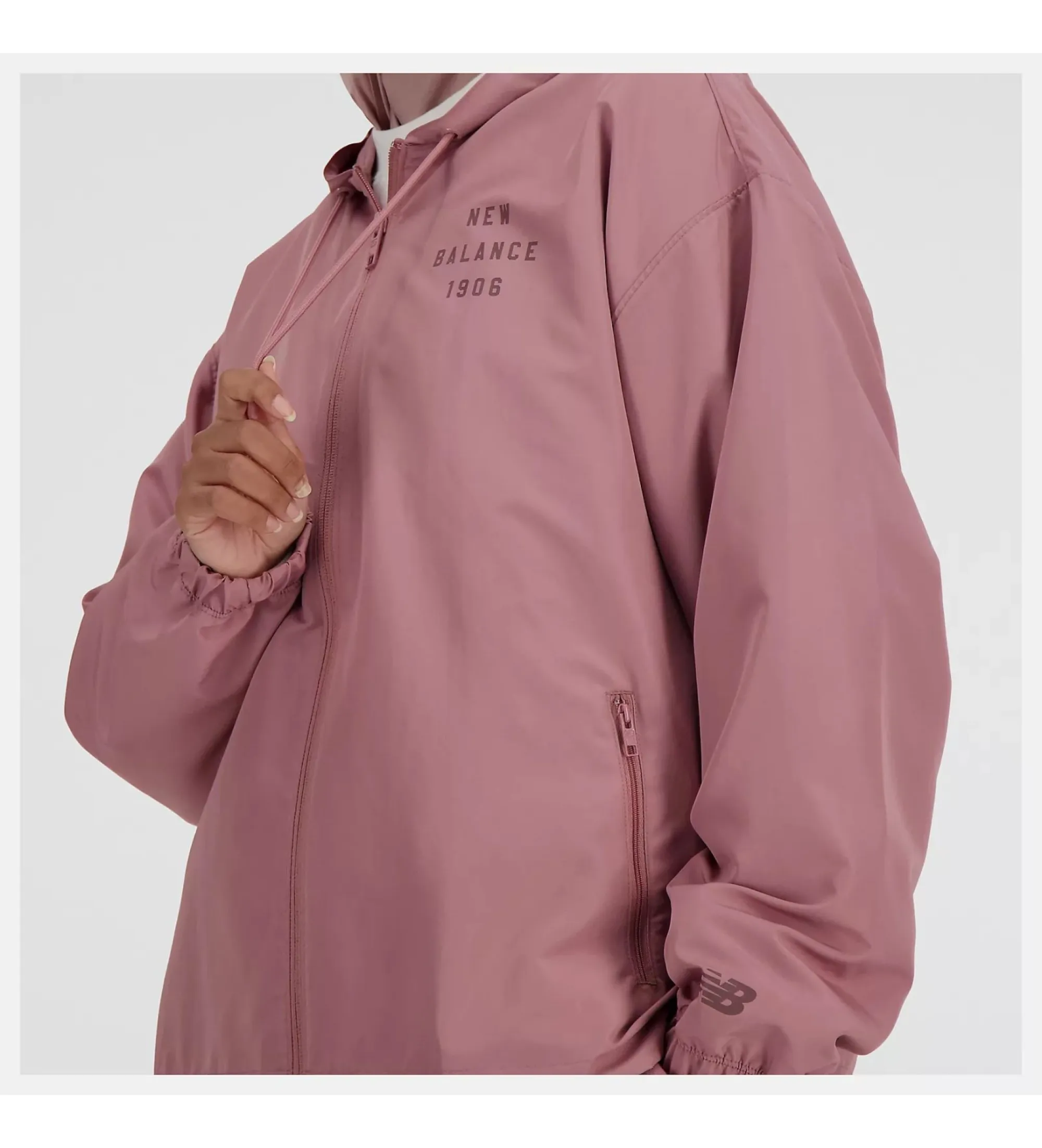 Chaqueta tejida icónica universitaria rosa