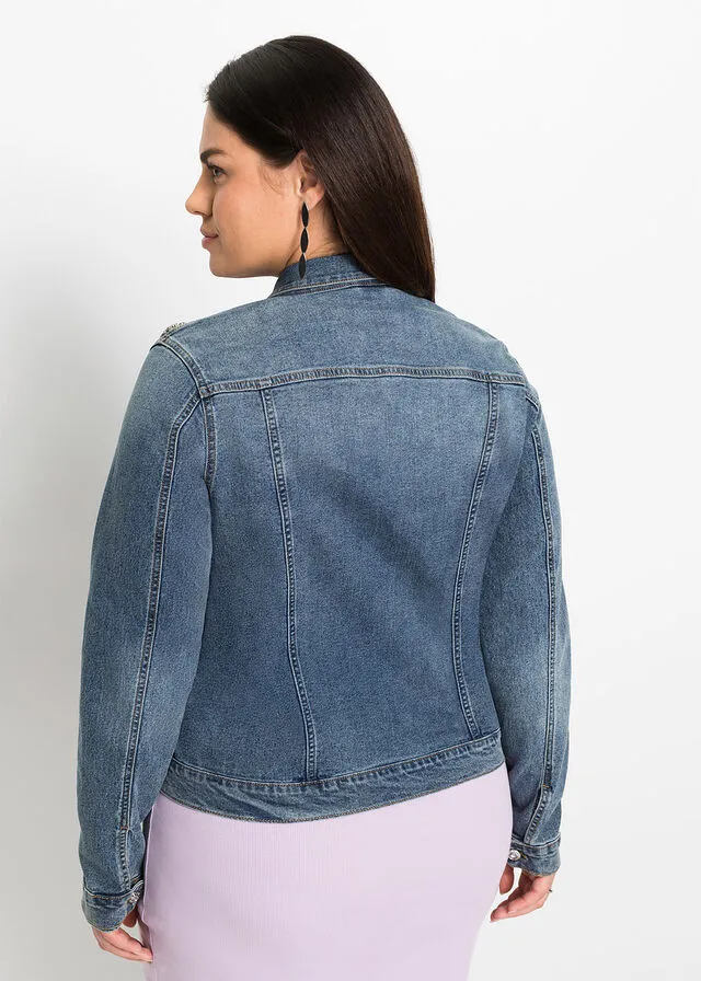 Chaqueta vaquera Denim desgastado