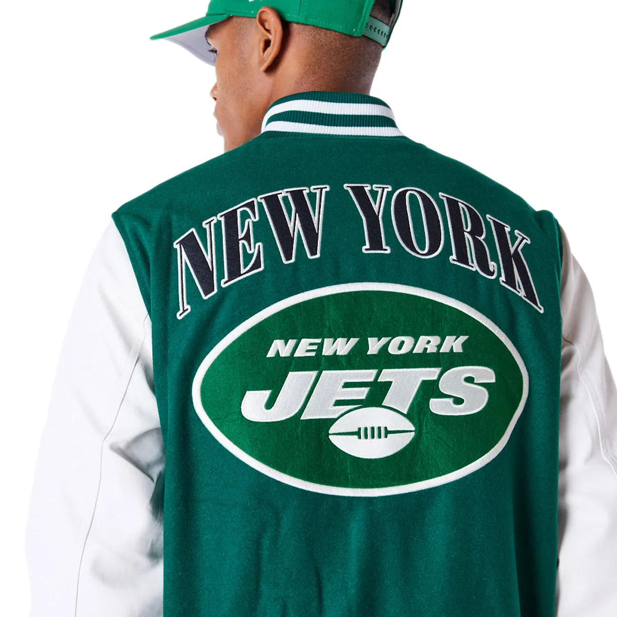 Chaqueta Varsity Nfl Patch New York Jets