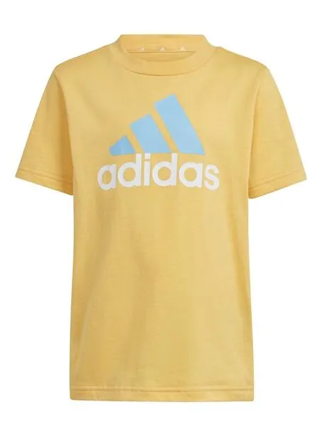 Conjunto Corto Adidas Amarillo/Azul Niño