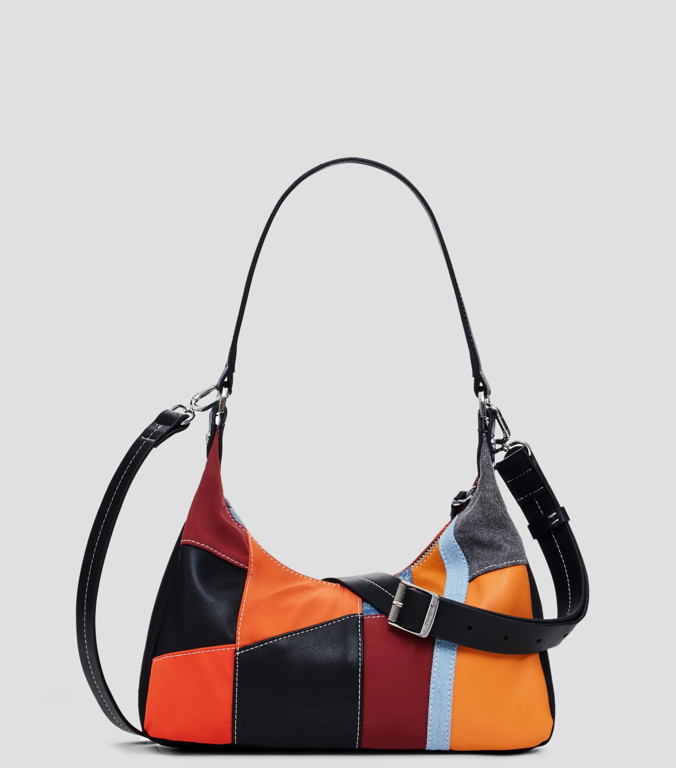 Desigual Bolso shoulder texturizado Mujer