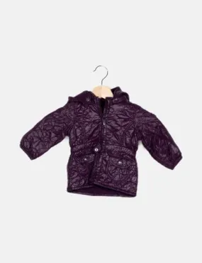 Esprit Chaqueta morada impermeable