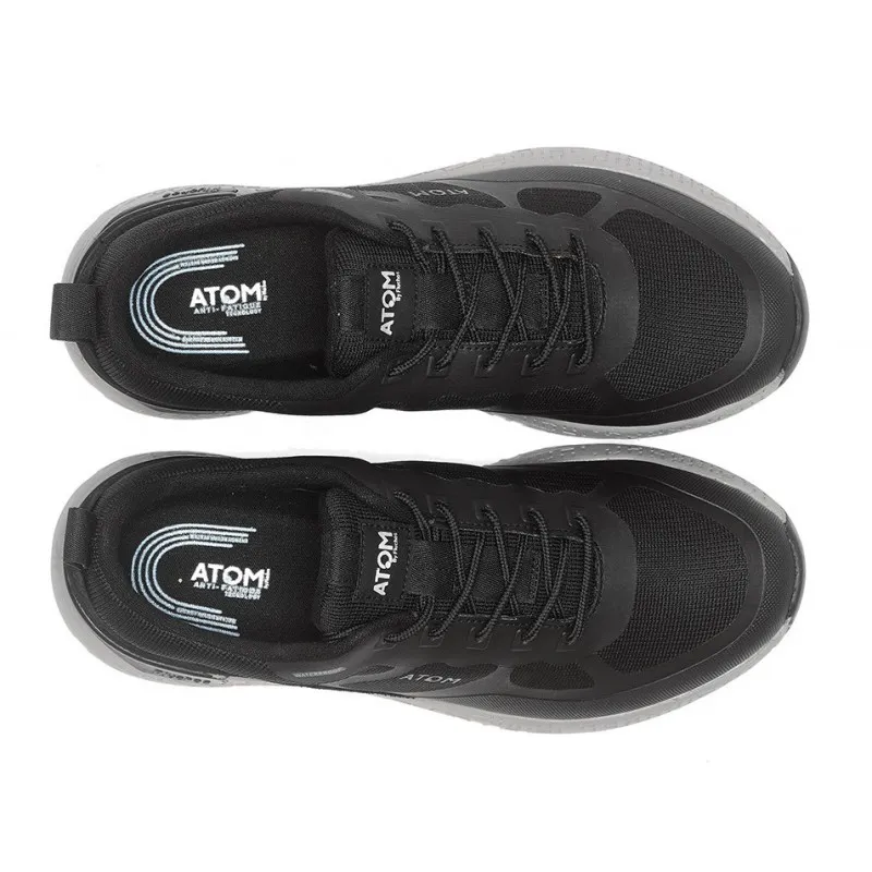 FLUCHOS Gravity F1390 Negro Atom Deportivo cordones hombre