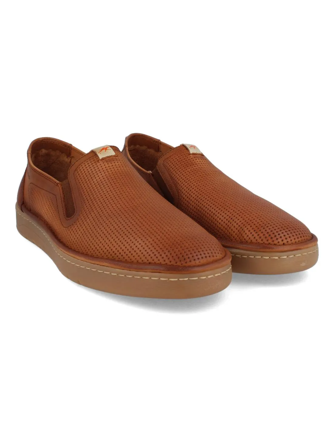 Fluchos - Mocasín Casual Elásticos Vegabuck Cuero