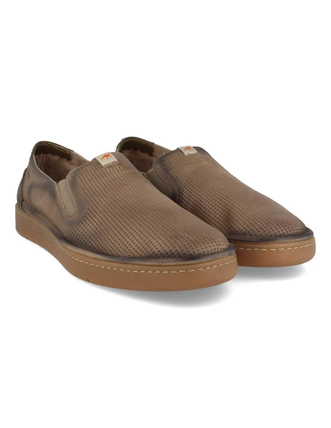 Fluchos - Mocasín Casual Elásticos Vegabuck Marmota