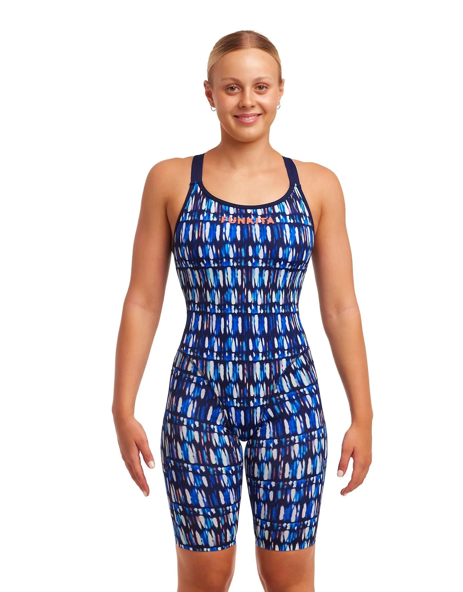 Funkita Perfect Teeth Fast Legs Legsuit - Azul