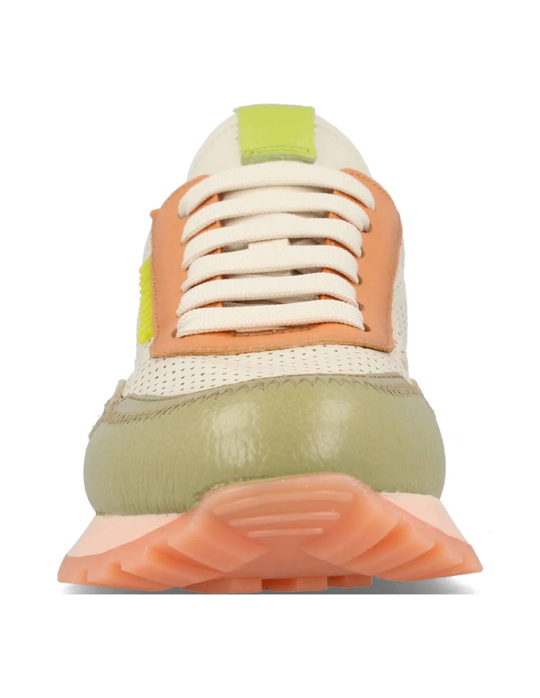 Hispanitas - Sneakers Piel Cervo Aloe Nata