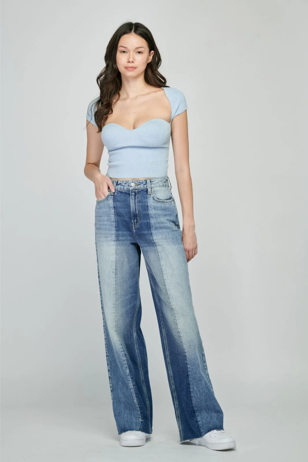 JEANS BICOLOR