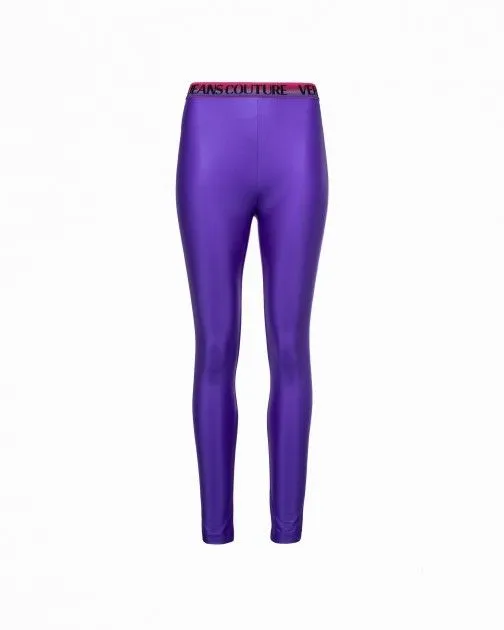 Leggings Versace Jeans Couture 74HAC101 Morado