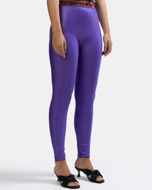 Leggings Versace Jeans Couture 74HAC101 Morado