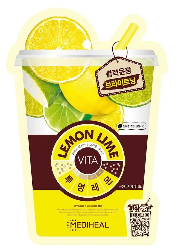 Mascarilla facial Mediheal LEMONLIME VITA MASK