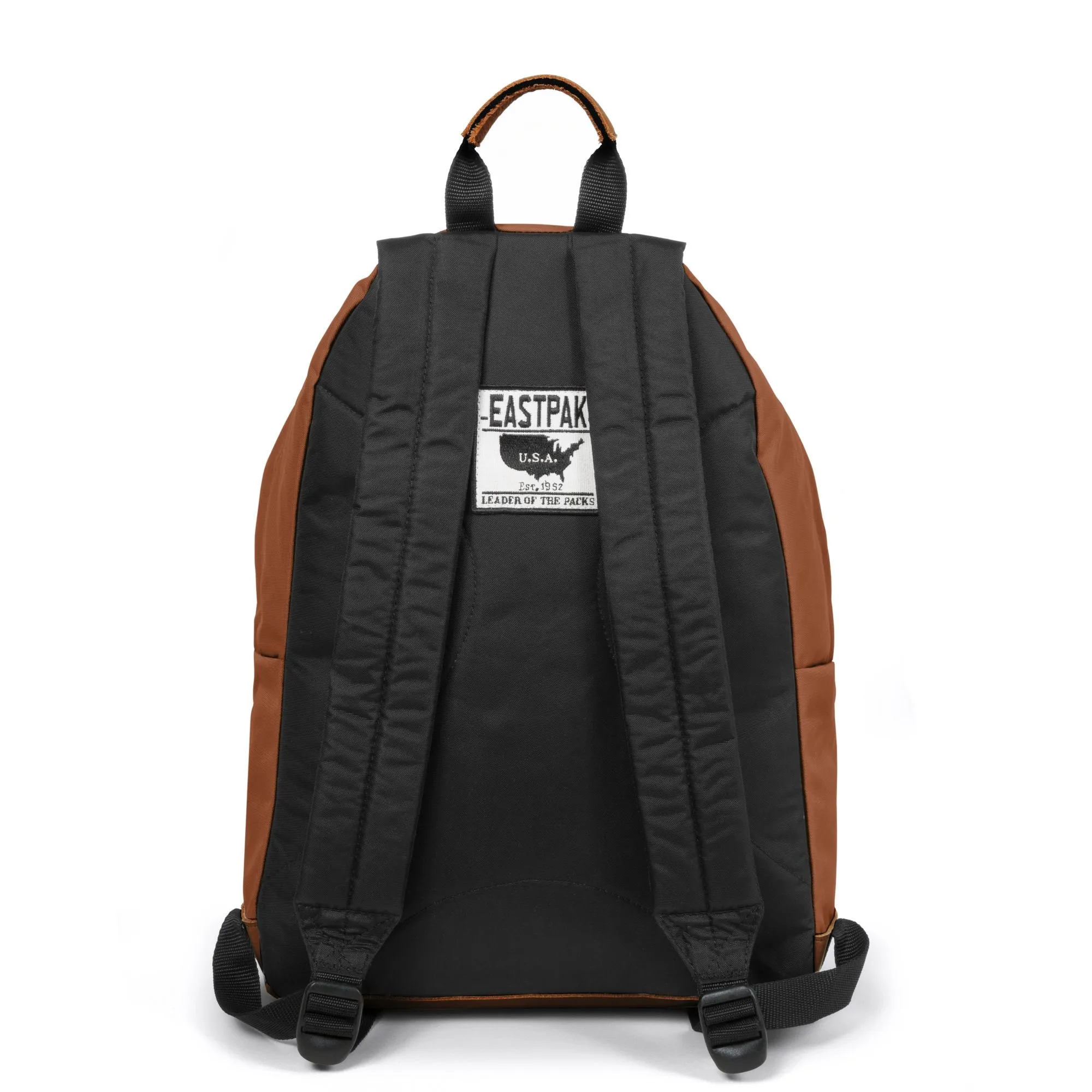 MOCHILA EASTPAK Wyoming Into cuero EK81179L Sambal marrón